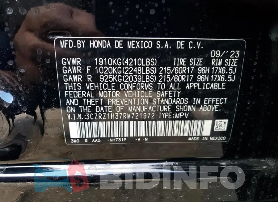 3CZRZ1H37RM721972 Photo# 12