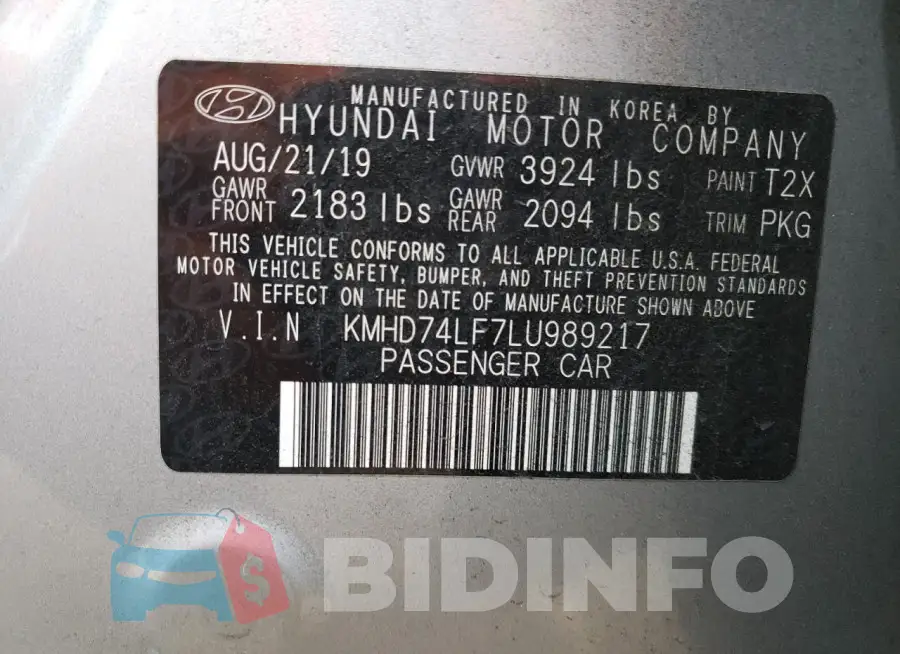 KMHD74LF7LU989217 Photo# 12