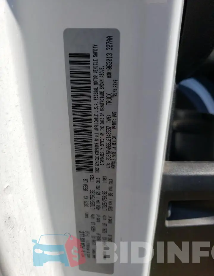 3C6TRVAG8JE148537 Photo# 13