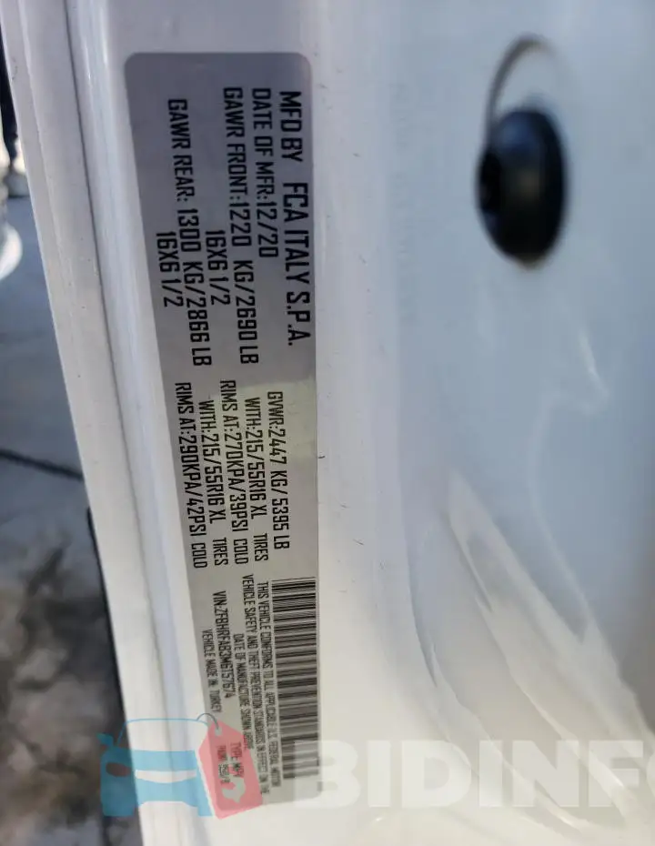 ZFBHRFAB3M6T57674 Photo# 14