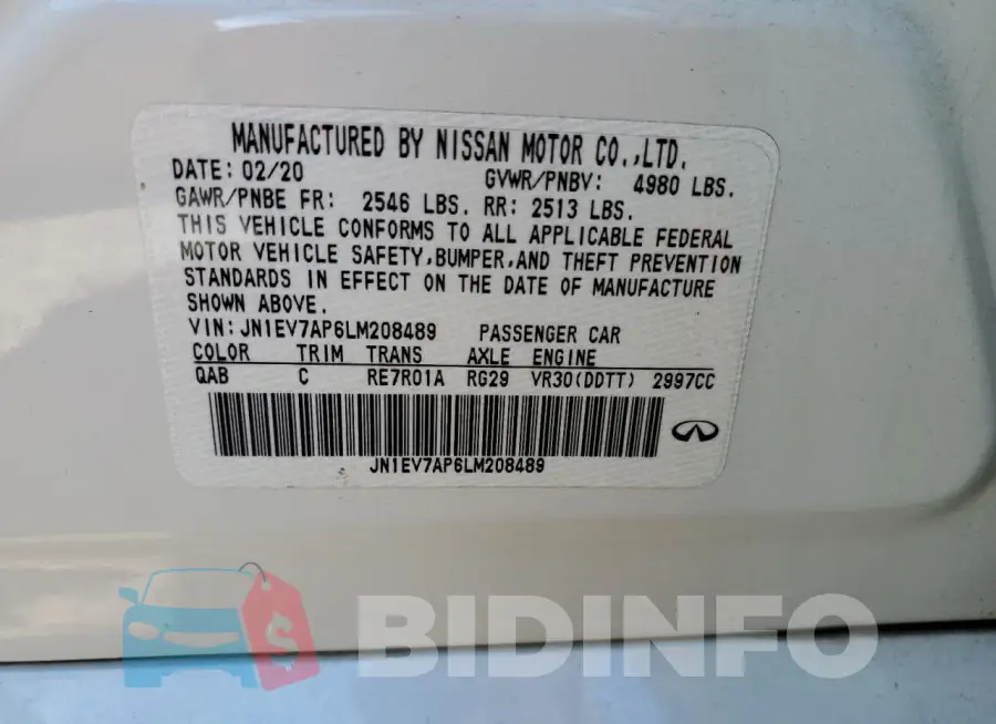 JN1EV7AP6LM208489 Photo# 12