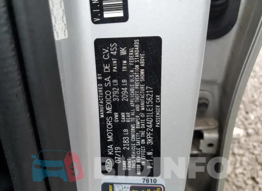 3KPF24AD1LE156217 Photo# 12