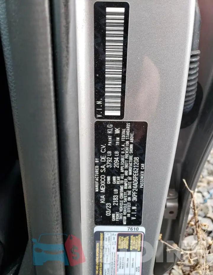 3KPF24AD6PE621208 Photo# 13