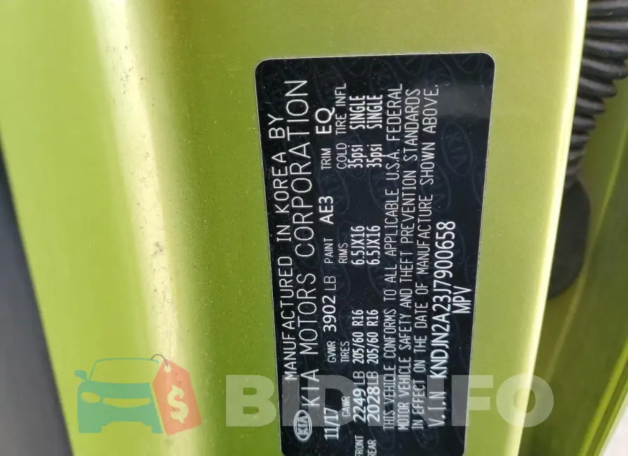 KNDJN2A23J7900658 Photo# 13
