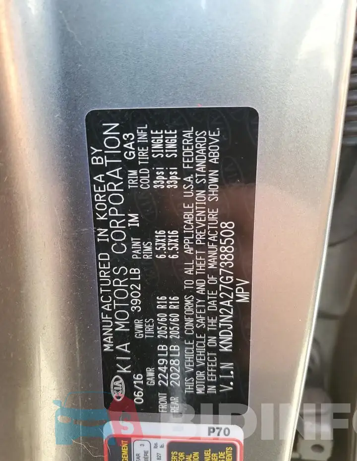 KNDJN2A27G7388508 Photo# 13