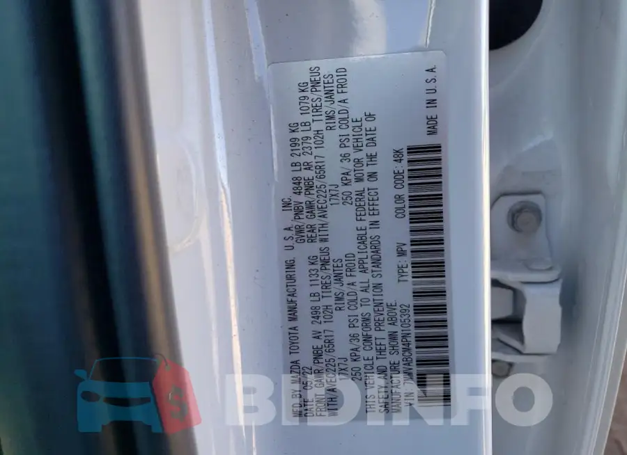7MMVABCM4PN105392 Photo# 12