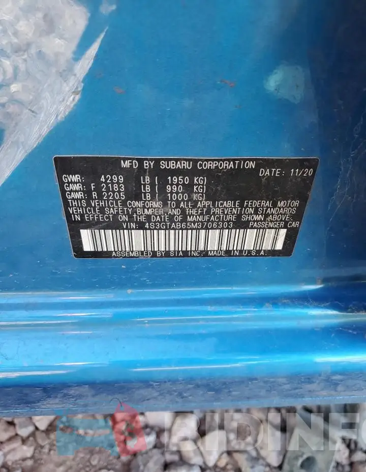4S3GTAB65M3706303 Photo# 13