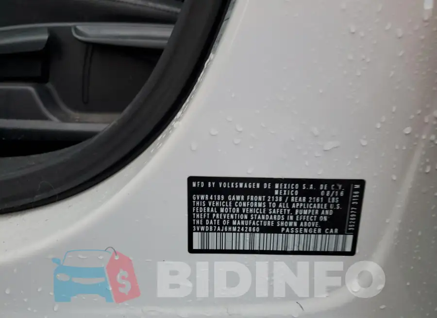 3VWDB7AJ6HM242860 Photo# 12
