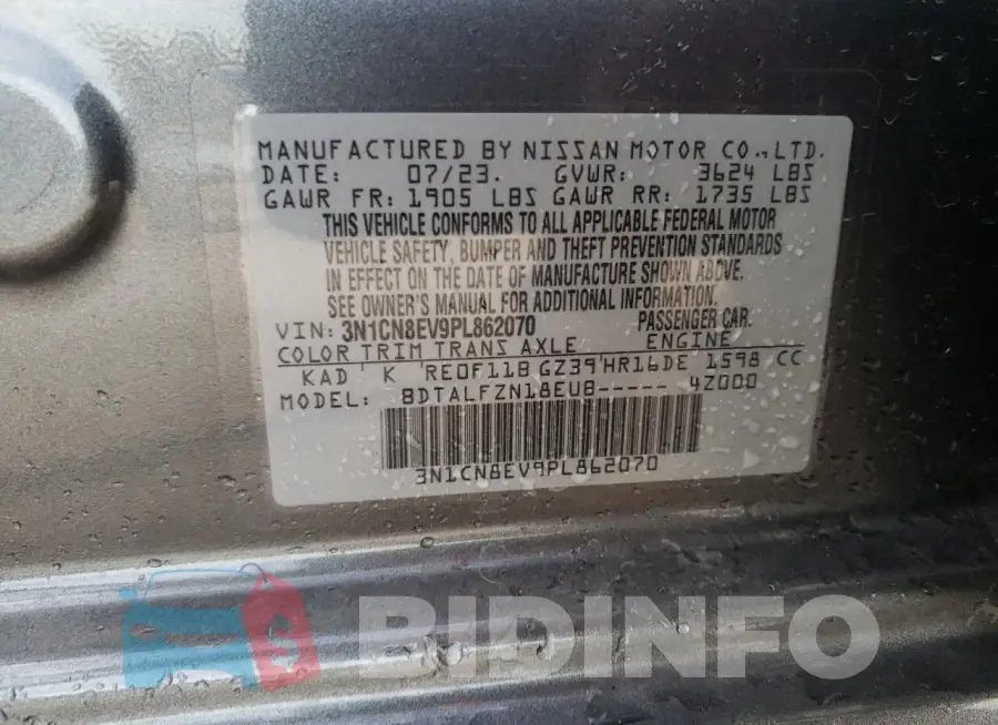 3N1CN8EV9PL862070 Photo# 12