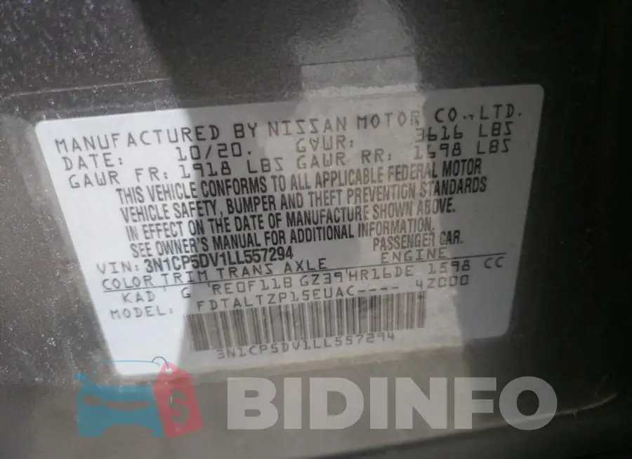 3N1CP5DV1LL557294 Photo# 13
