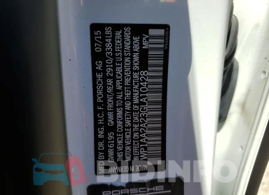 WP1AA2A23GLA10428 Photo# 12