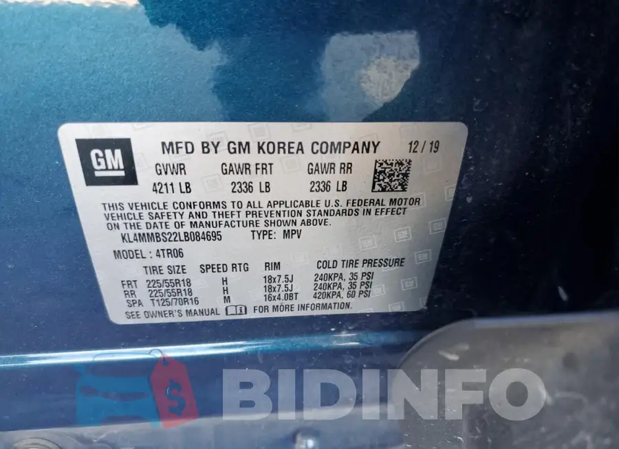KL4MMBS22LB084695 Photo# 12