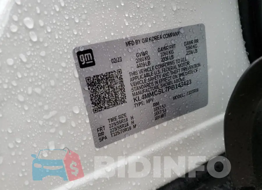 KL4MMCSL7PB143423 Photo# 13