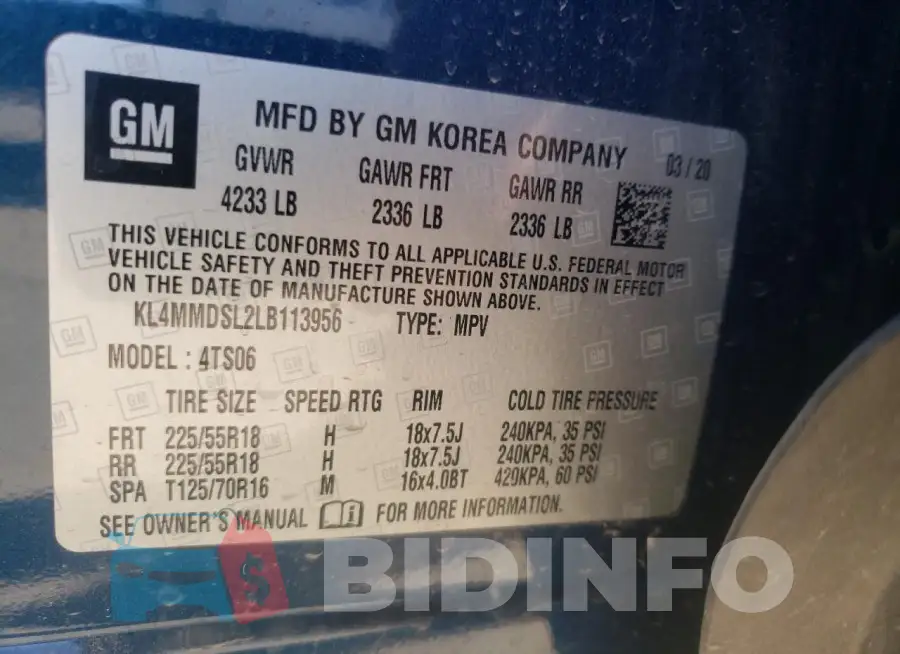 KL4MMDSL2LB113956 Photo# 12