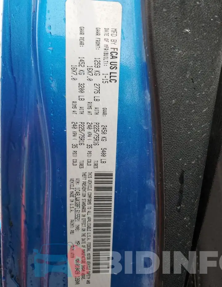 1C4BJWKG8FL615521 Photo# 12