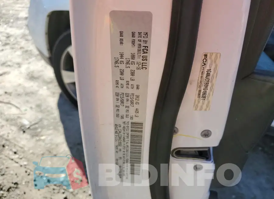 1C4NJCEB0HD199361 Photo# 12