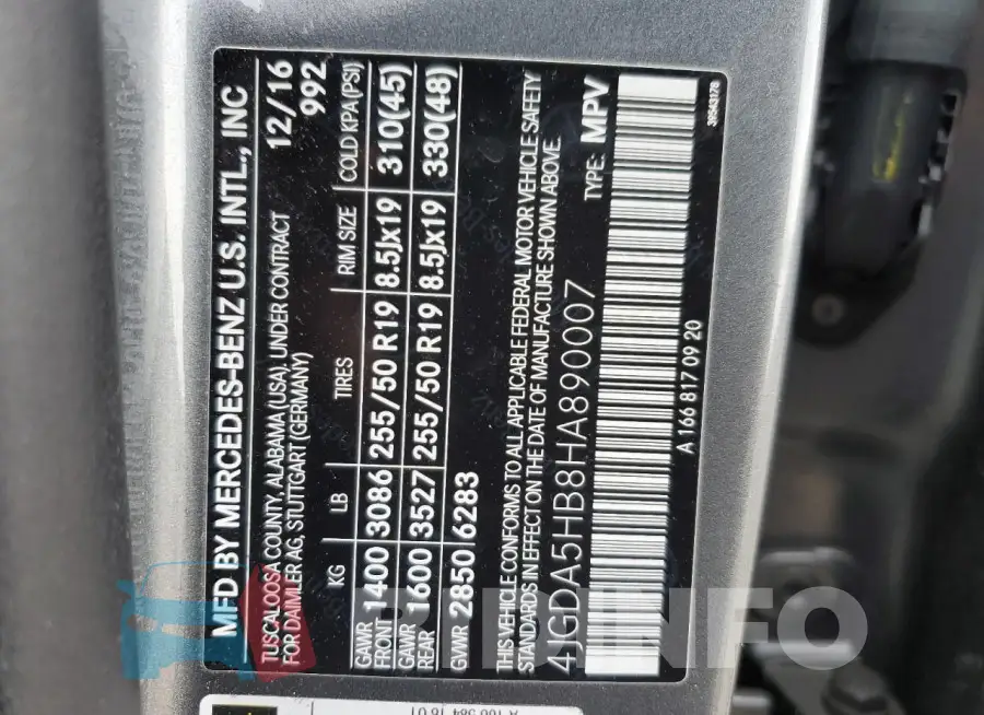 4JGDA5HB8HA890007 Photo# 12