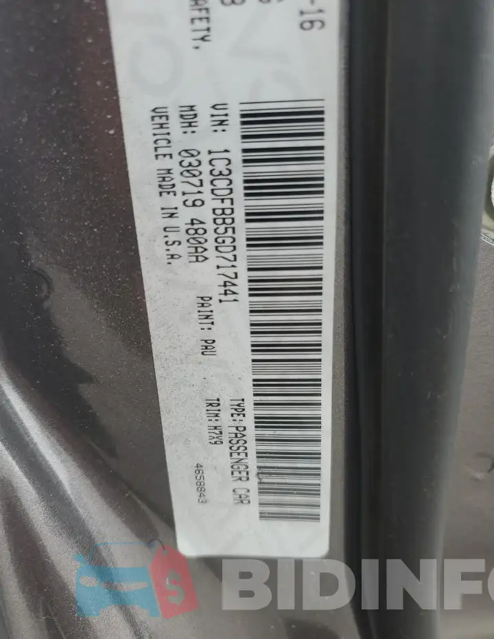 1C3CDFBB5GD717441 Photo# 12