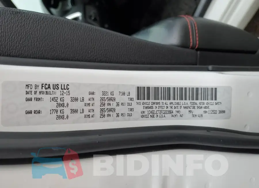 1C4SDJCT2FC223964 Photo# 13