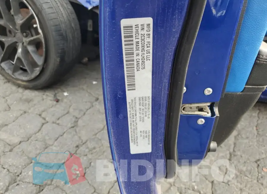 2C3CDXHG1LH245275 Photo# 13