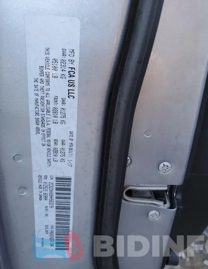 2C3CDXHG9HH563278 Photo# 12