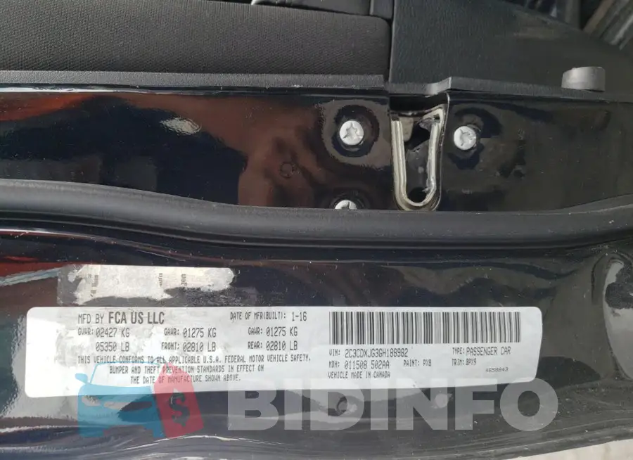 2C3CDXJG3GH188982 Photo# 12