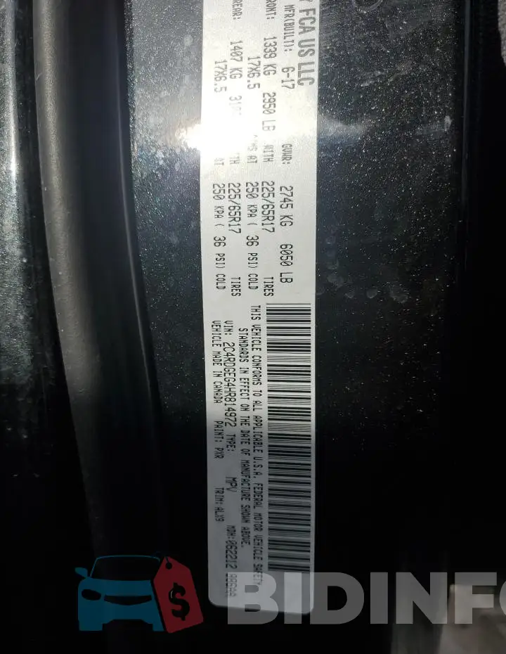 2C4RDGEG4HR814972 Photo# 13