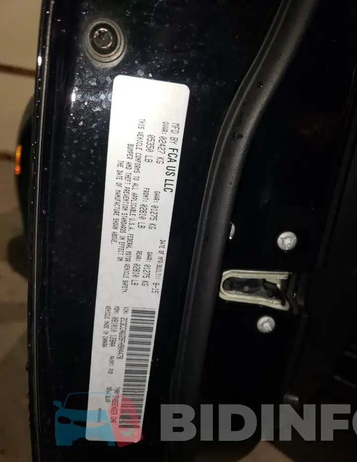 2C3CCAGG5FH904478 Photo# 12