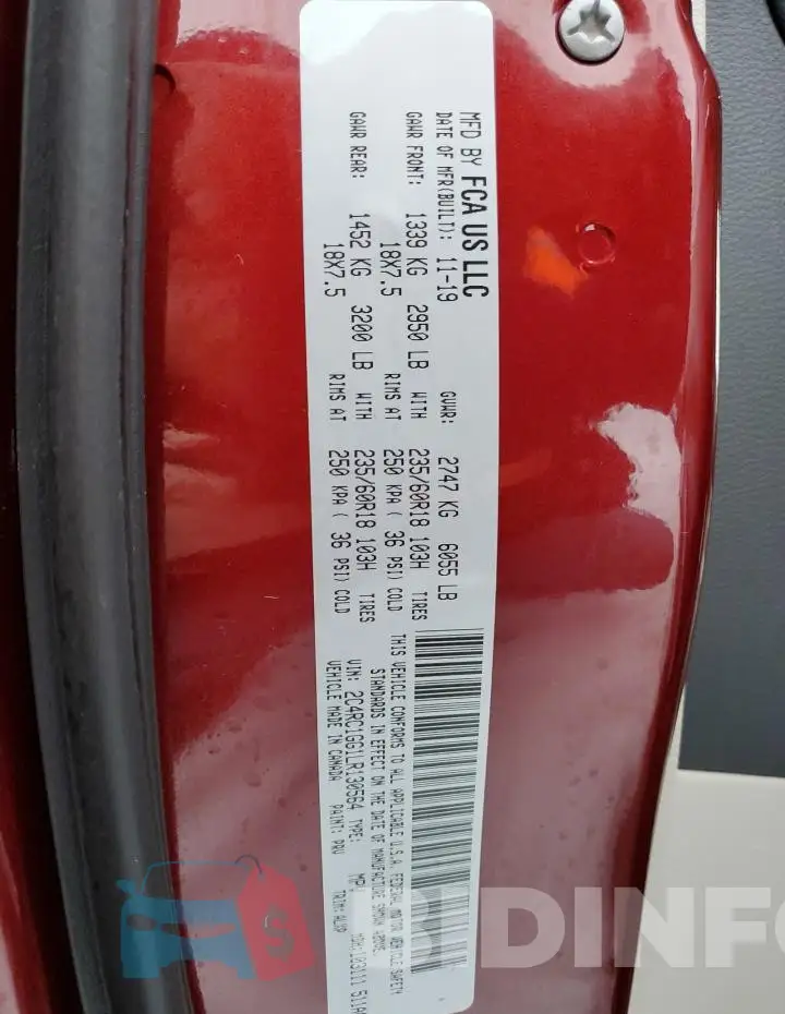 2C4RC1GG1LR130564 Photo# 13