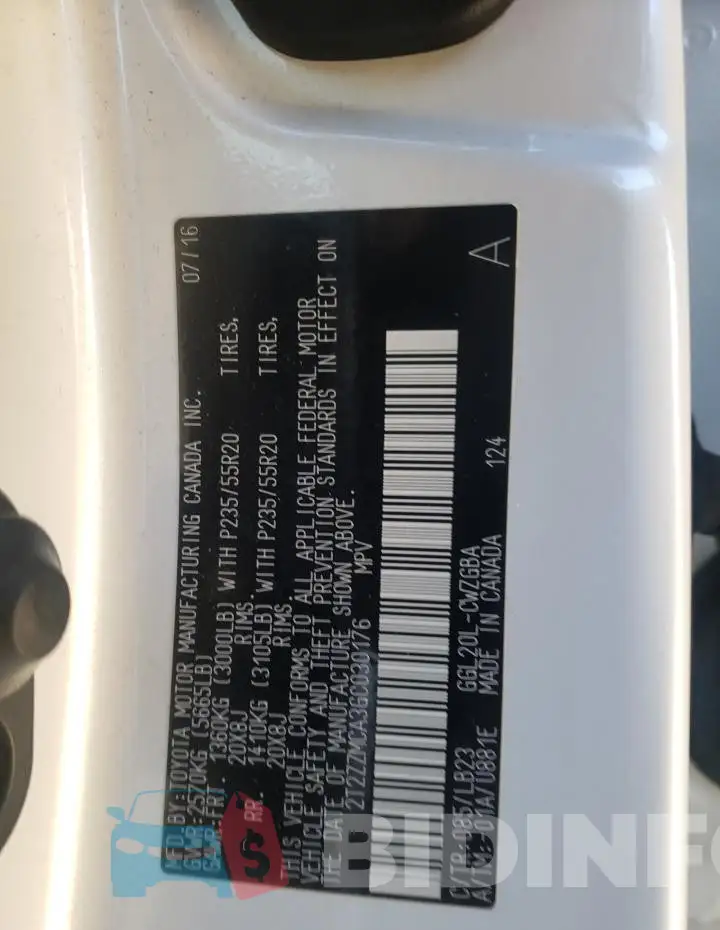 2T2ZZMCA3GC030176 Photo# 13