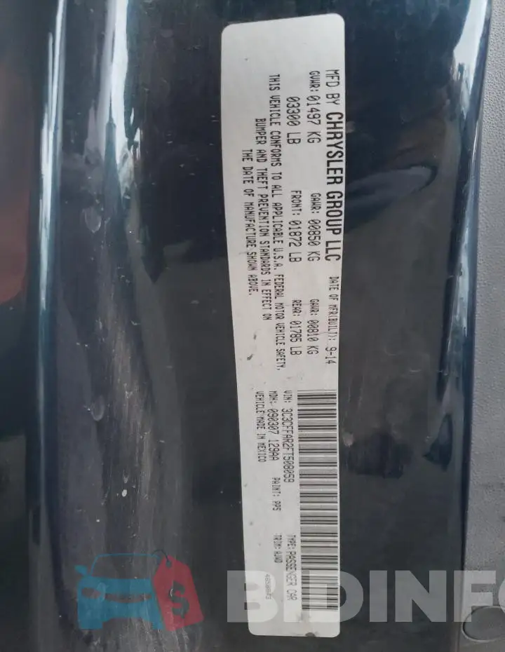3C3CFFAR2FT508059 Photo# 12