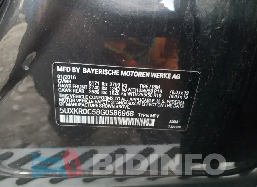 5UXKR0C58G0S86968 Photo# 12