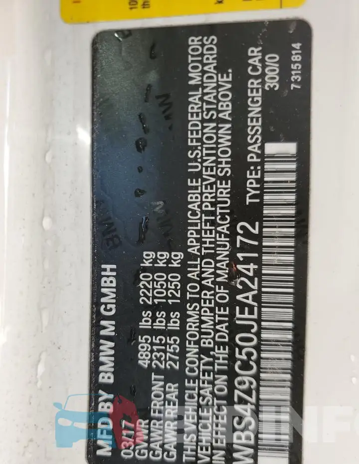 WBS4Z9C50JEA24172 Photo# 12