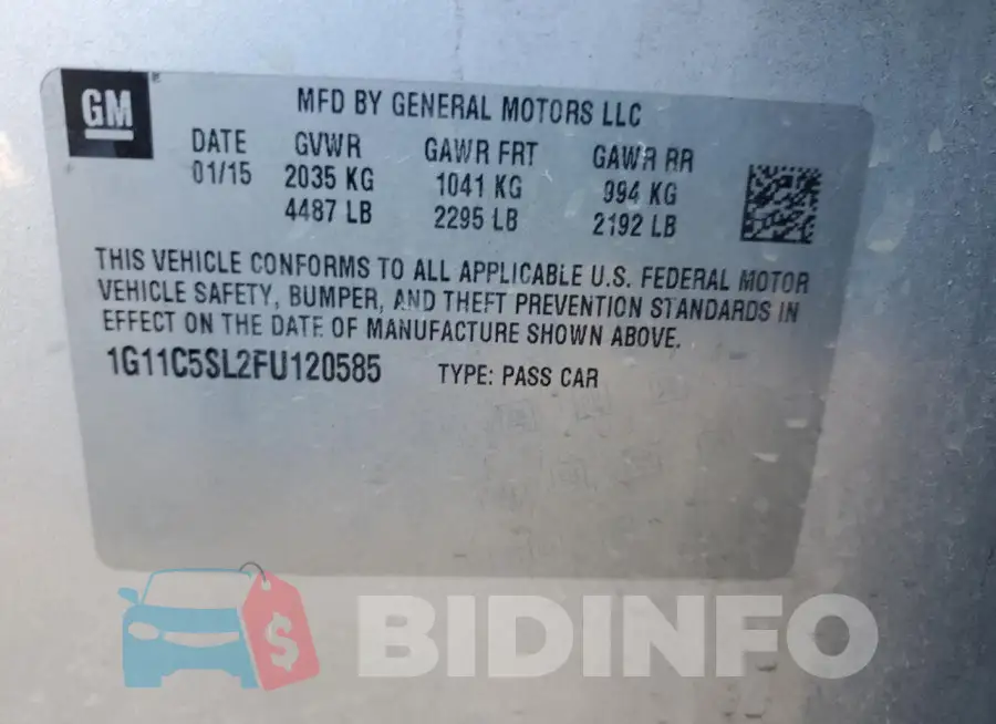 1G11C5SL2FU120585 Photo# 12