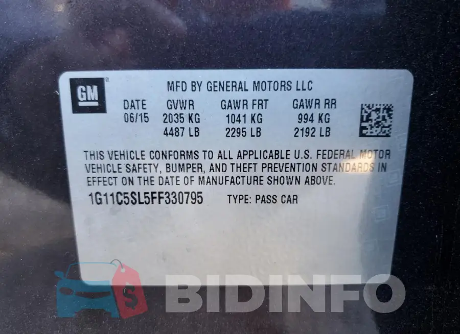 1G11C5SL5FF330795 Photo# 13