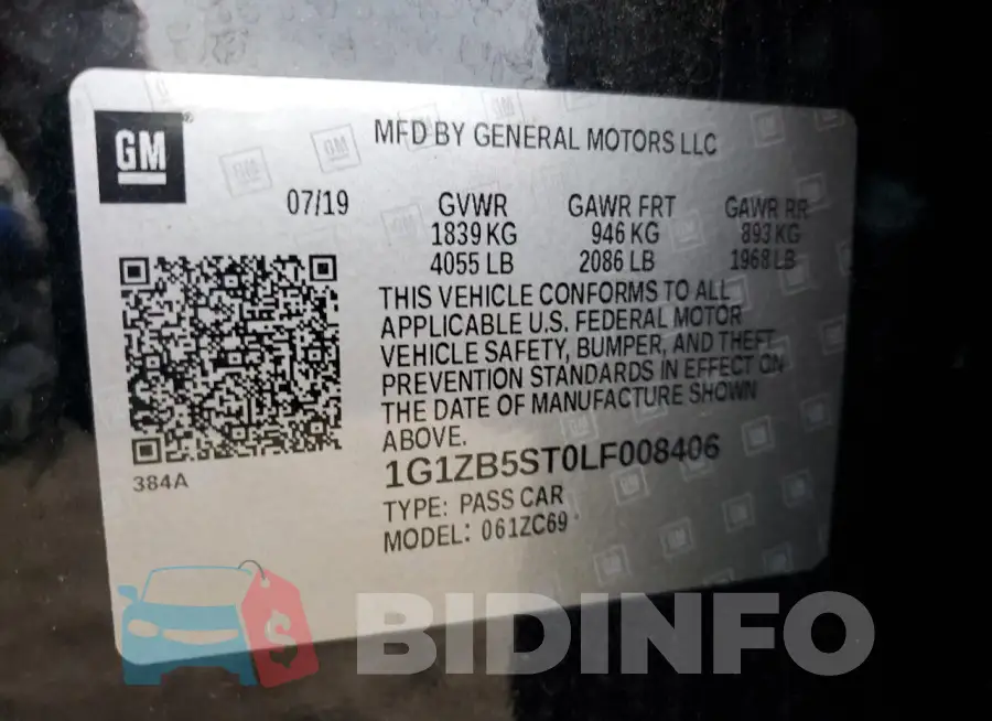1G1ZB5ST0LF008406 Photo# 12