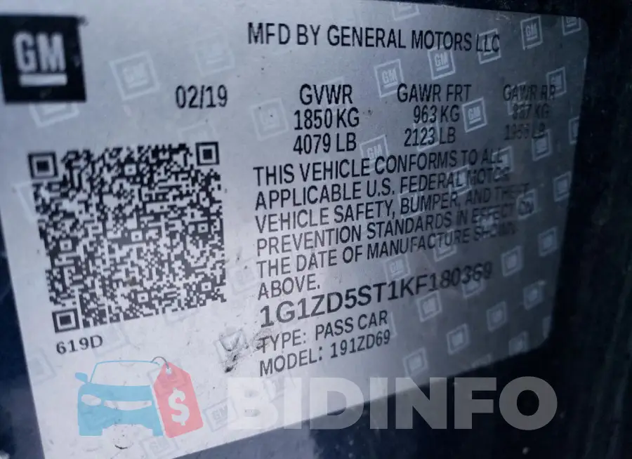 1G1ZD5ST1KF180369 Photo# 12