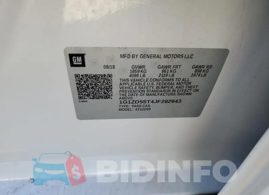 1G1ZD5ST4JF282943 Photo# 12