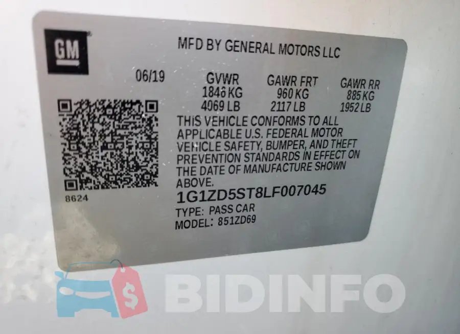 1G1ZD5ST8LF007045 Photo# 13