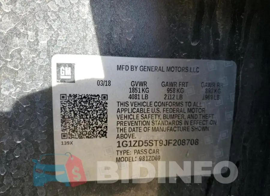 1G1ZD5ST9JF208708 Photo# 12