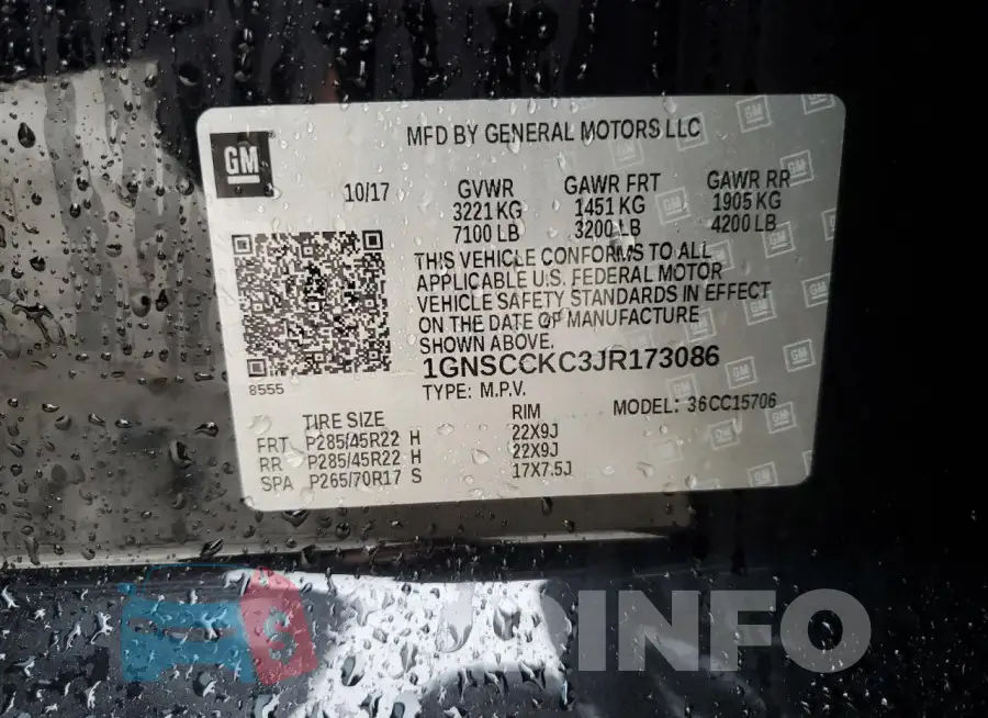 1GNSCCKC3JR173086 Photo# 14