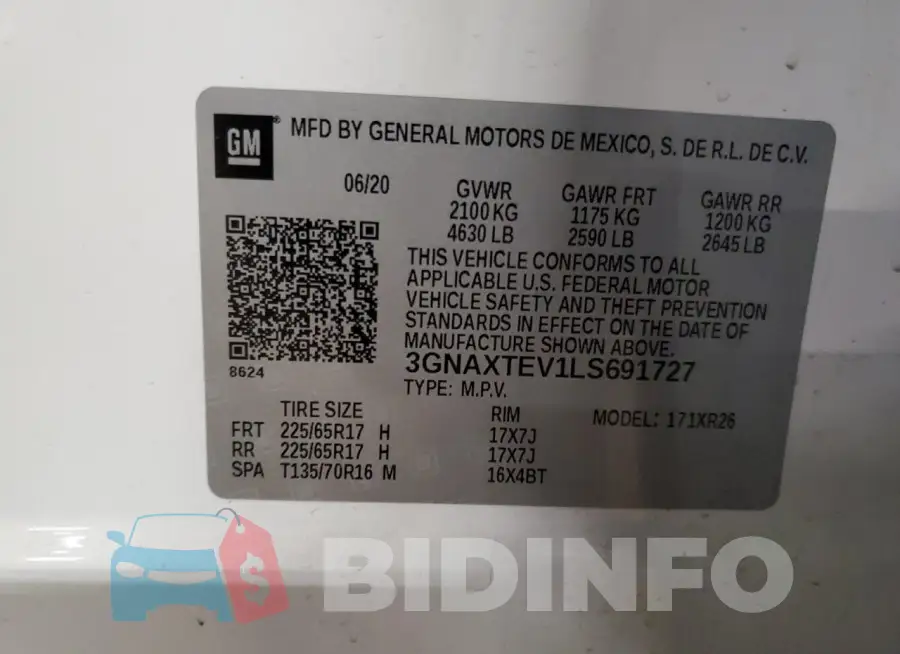3GNAXTEV1LS691727 Photo# 13