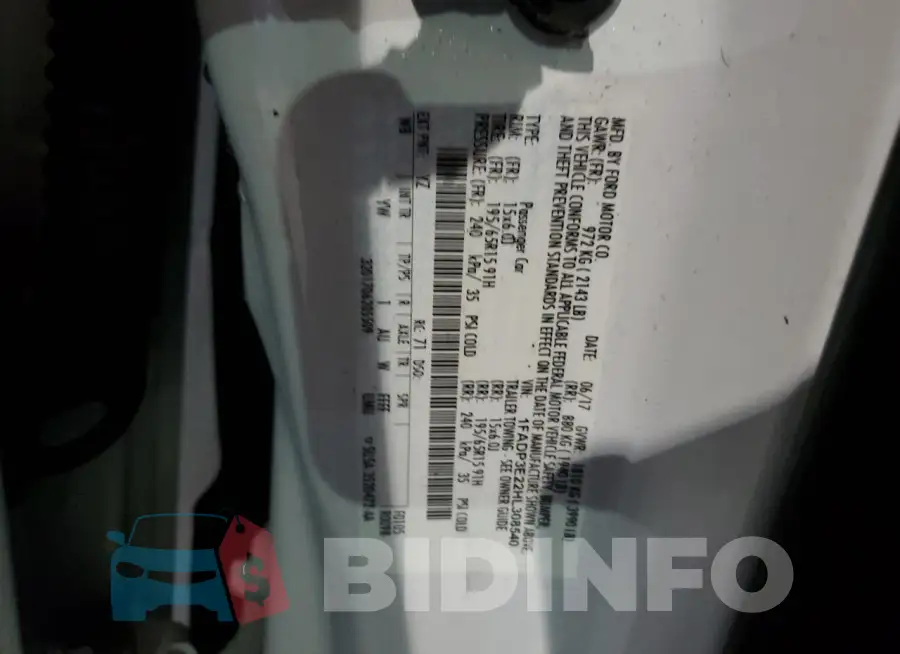 1FADP3E22HL308540 Photo# 12
