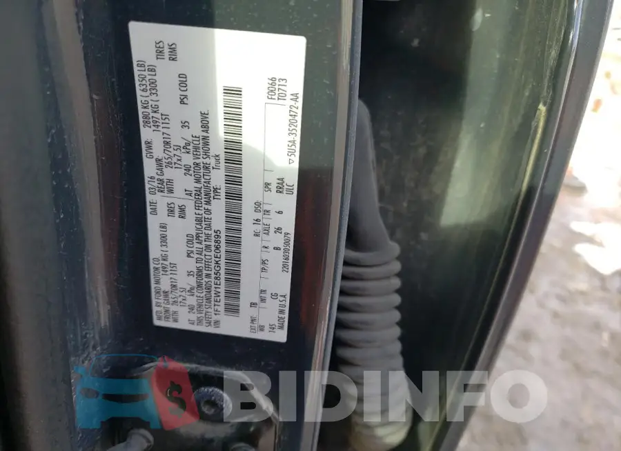 1FTEW1E85GKE06895 Photo# 12