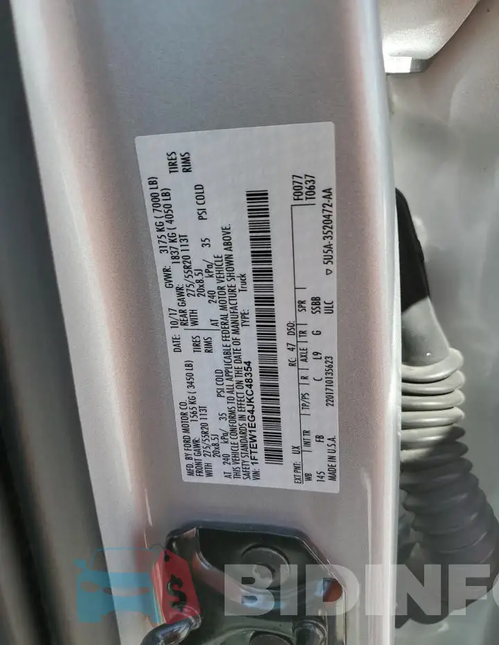 1FTEW1EG4JKC48354 Photo# 12
