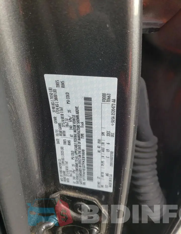 1FTFW1EG7FKE81608 Photo# 12