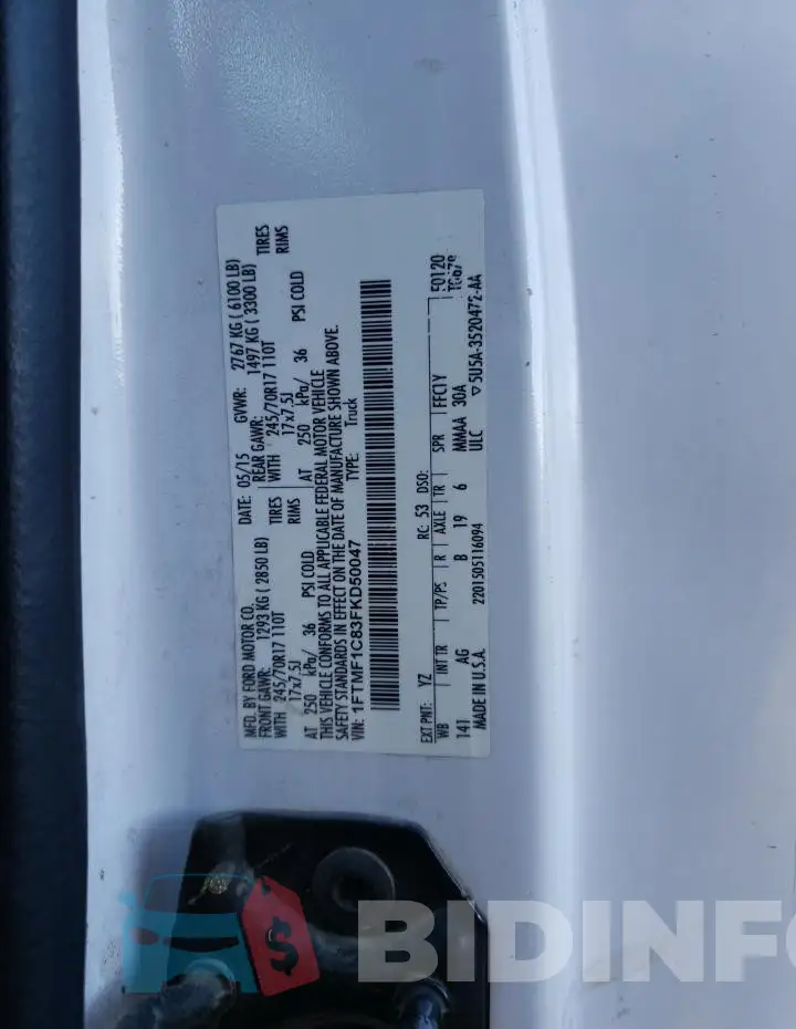 1FTMF1C83FKD50047 Photo# 12