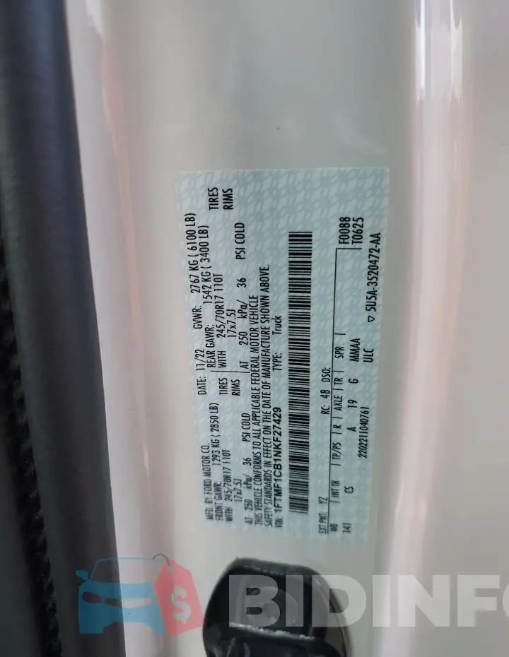 1FTMF1CB1NKF27429 Photo# 12