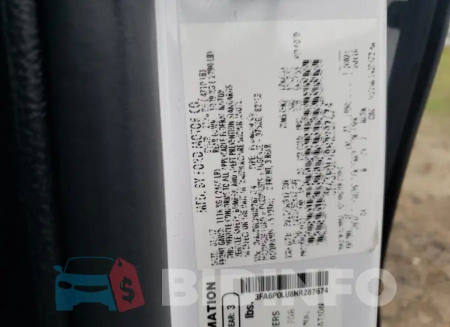 3FA6P0LU8HR287674 Photo# 12
