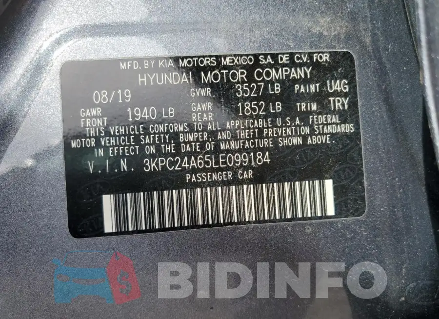 3KPC24A65LE099184 Photo# 12